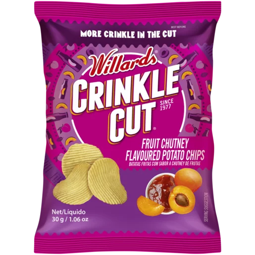 Willards Crinkle Cut Fruit Chutney 30g