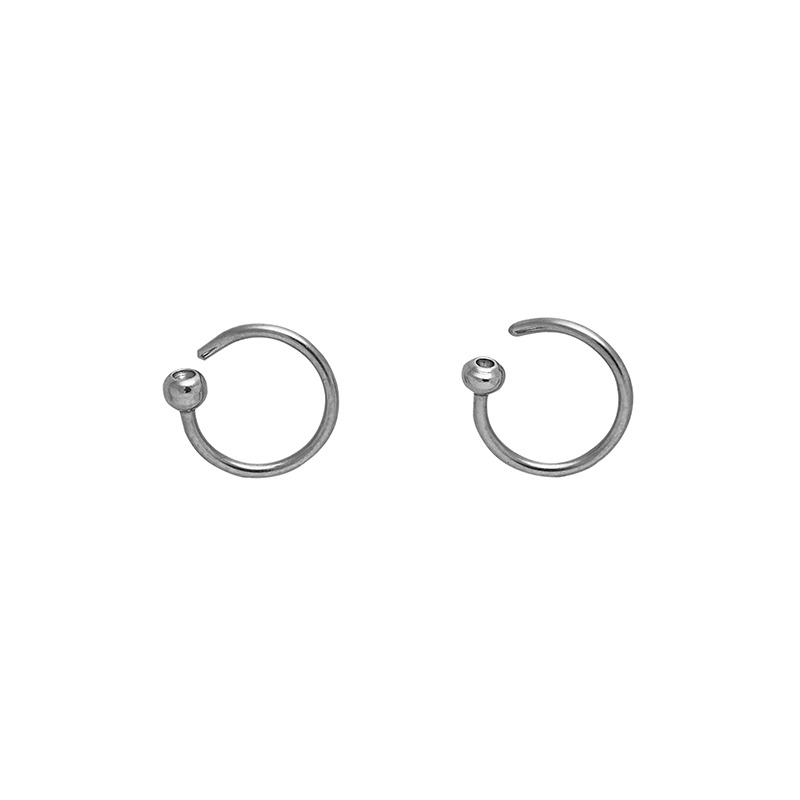 Studex 1/4 Stainless Steel Fixed Bead Earrings 20G