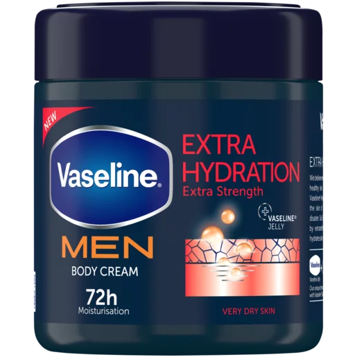 Vaseline Body Cream Men Extra Strong 400ml