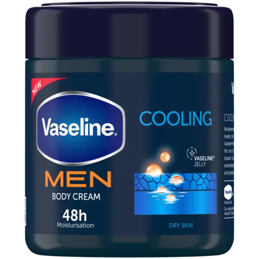 Vaseline Body Cream Men Clean 400ml