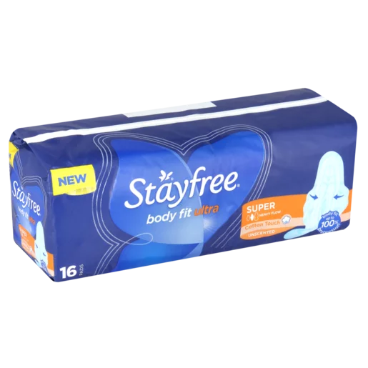 Stayfree Ultra Body Fit Super Pads 16 Pack