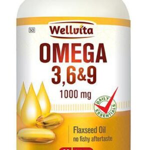 Wellvita Omega 3, 6 and 9 1000mg Softgel Capsules 60 Pack