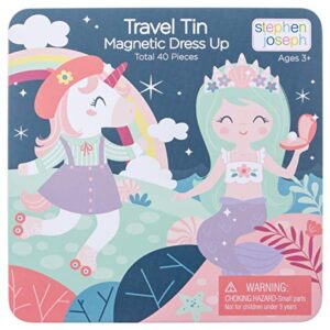Travel Tin Magnetic Dress-up Unicorn and Mermaid
