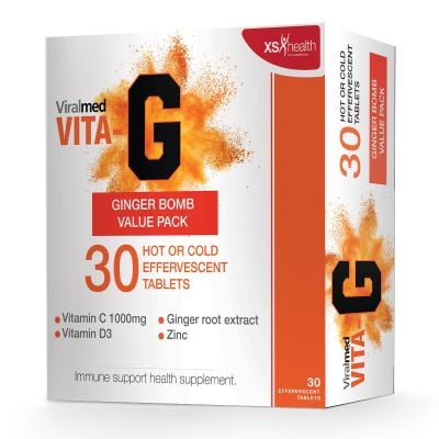 Viralmed Vita-G Effervescent Tablets 30 Pack
