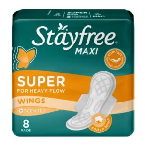 Stayfree Max Super Pads with Wings Scented 8 Pack