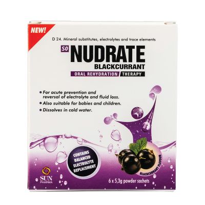 Nudr8 Blackcurrant Rehydrate 5.3g 20 Sachets