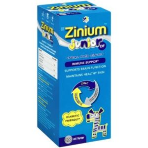 Zinium Junior Dairy Free Non-Flavoured Syrup 200ml