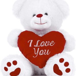 Jenam Valentine's Teddy White