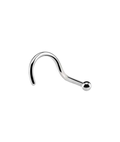 Studex Stainless Steel Nose Screw Ball Jet Back 1mm Diameter