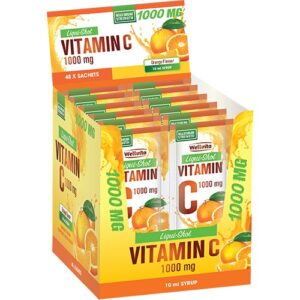 Wellvita Vitamin C Liquid Supplement 10ml Pack 48