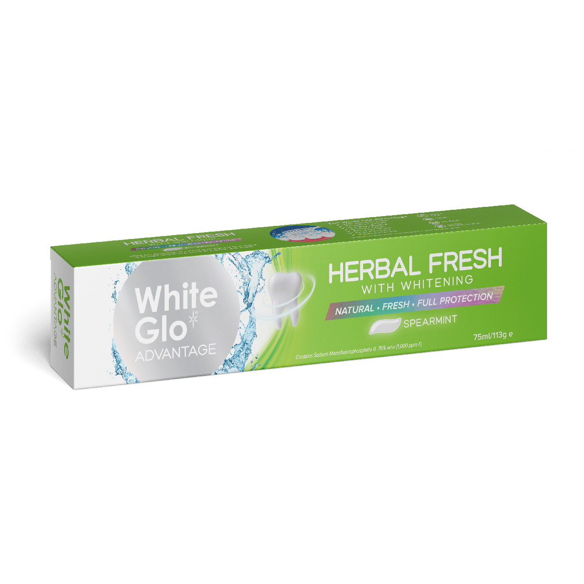 White Glo Herbal Fresh Toothpaste 75ml