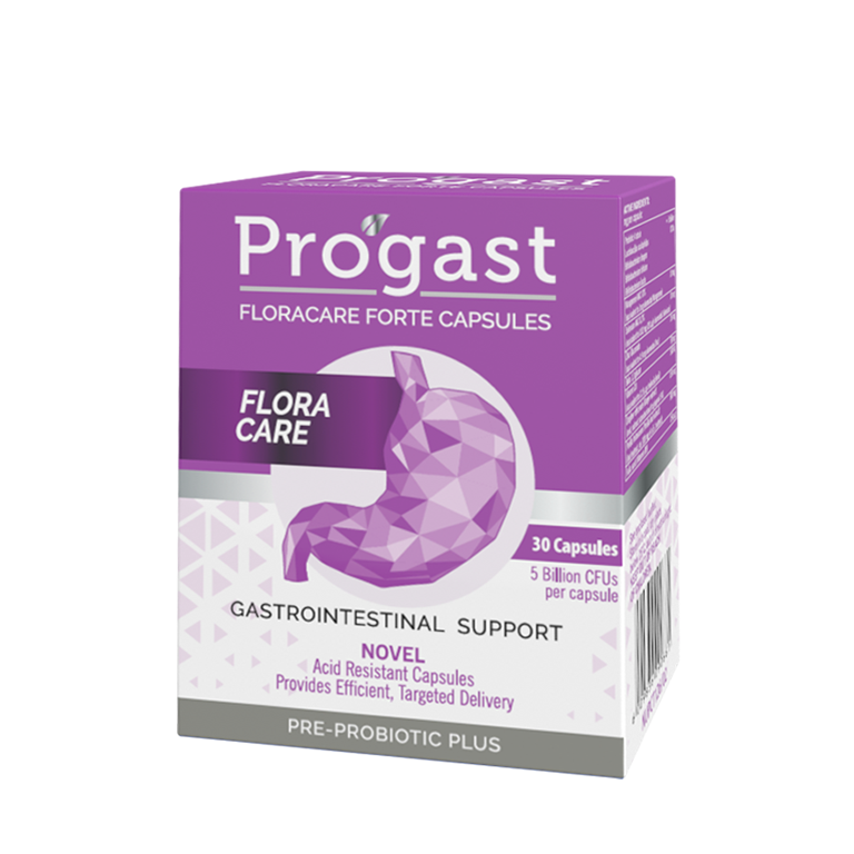 Progast Flora Care Plus Pre & Probiotics 30 Capsules