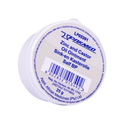 Pakmed Zinc & Castor Oil Ointment 25g
